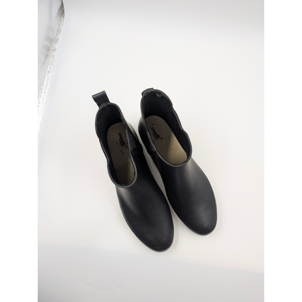 Capelli New York Rain Boots Matte Black Chelsea Gorpcore Grunge Utility Shoes 10 - Picture 4 of 7